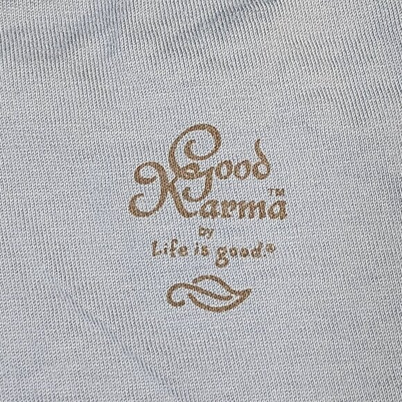 Life Is Good Karma Island Surfer Mens Blue Graphic T-Shirt Medium - Picture 5 of 10